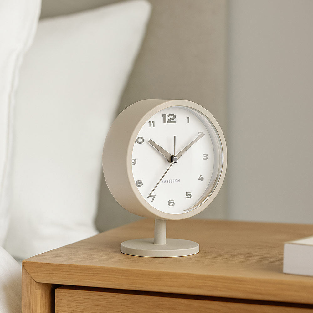 Brisk Dome Alarm Clock - Grey
