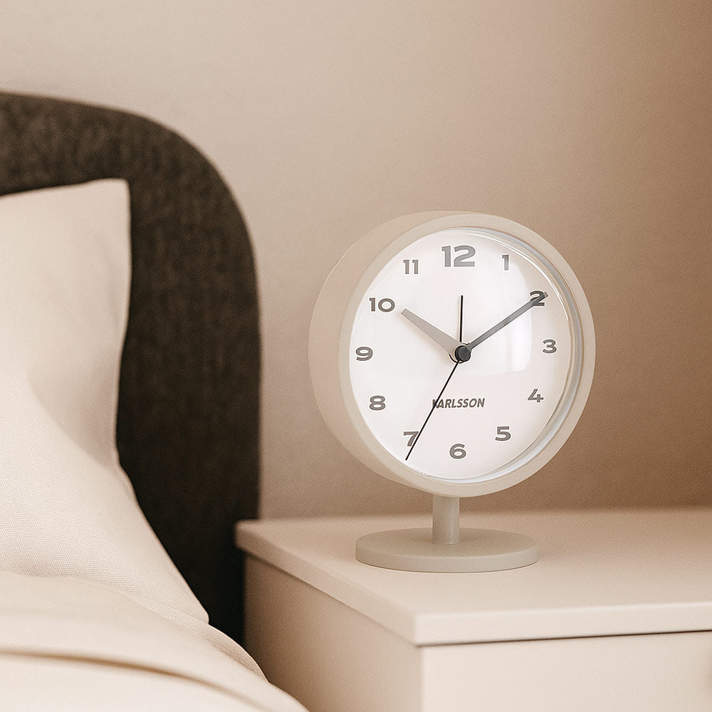 Brisk Dome Alarm Clock - Grey