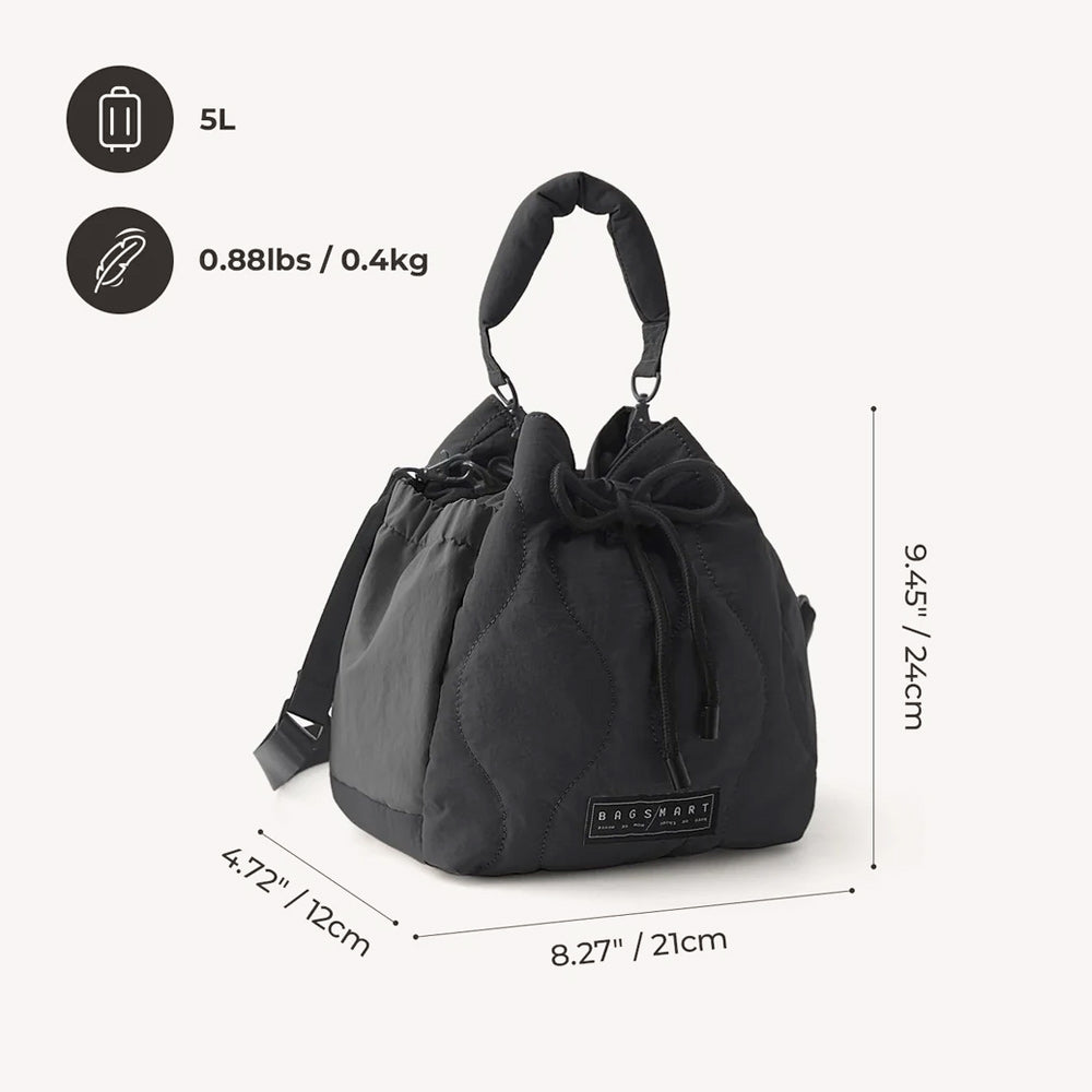 Paz Bucket Bag 5L - Black