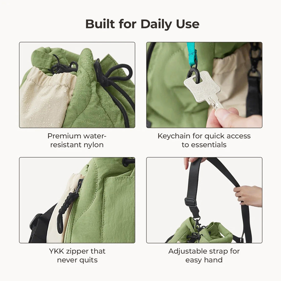 Paz Bucket Bag 5L - Green