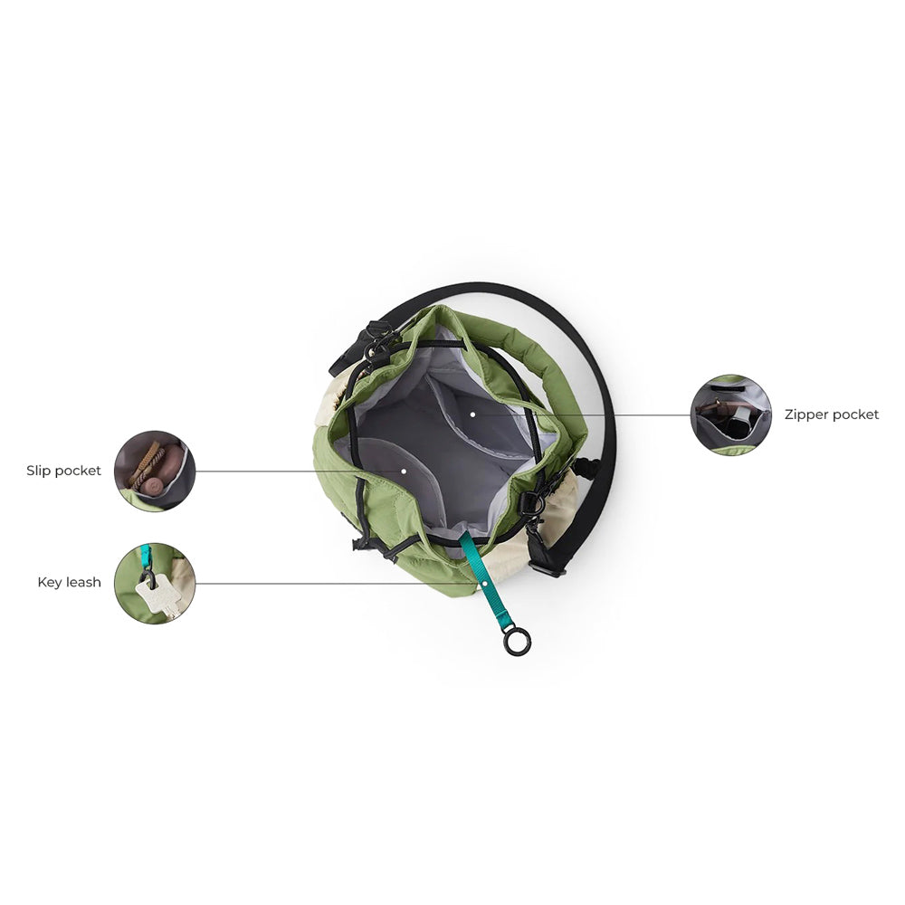 Paz Bucket Bag 5L - Green