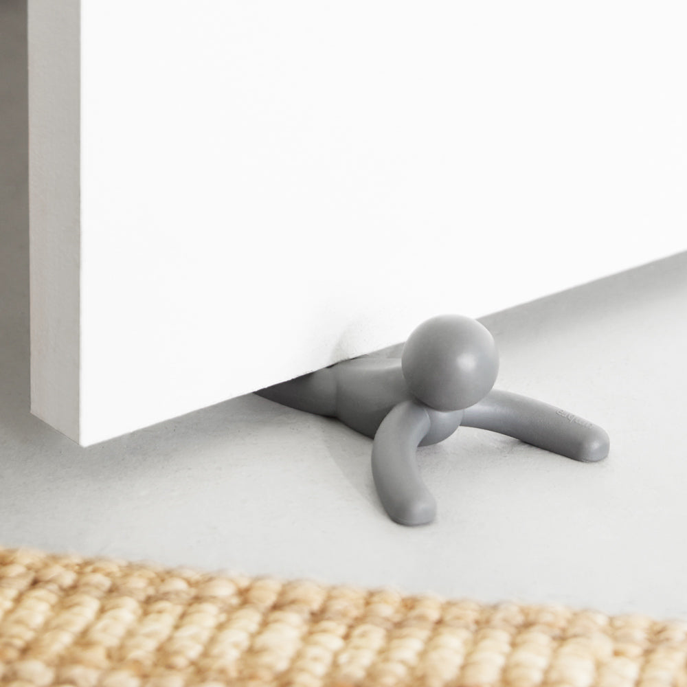 Buddy Doorstoppers, Set Of 2 - Charcoal