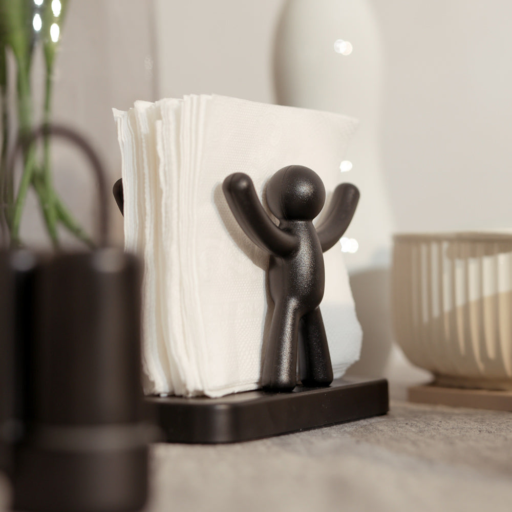 Buddy Napkin Holder - Black