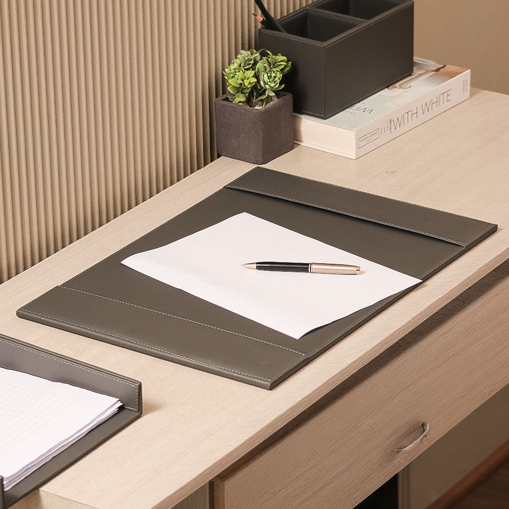 Bureau Desk Mat - Dark Grey