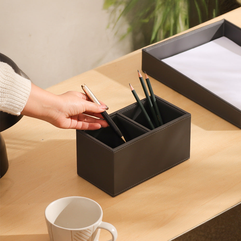 Bureau Duo Organiser - Dark Grey