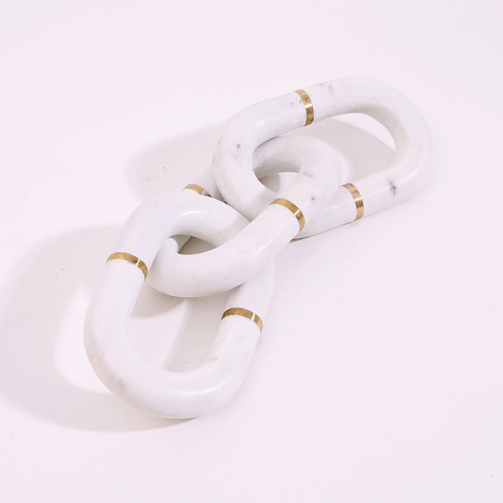 Fetters Marble Accent - White Gold