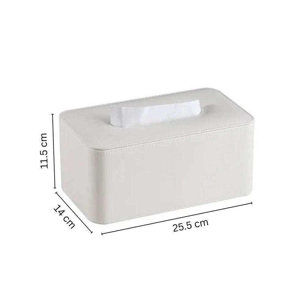 Cabin High Tissue Box Holder - Ivory