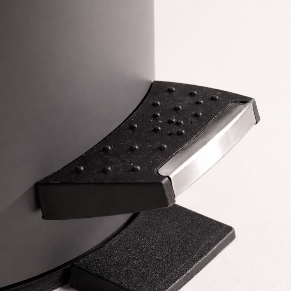 Cade Round Pedal Waste Bin 5L - Charcoal