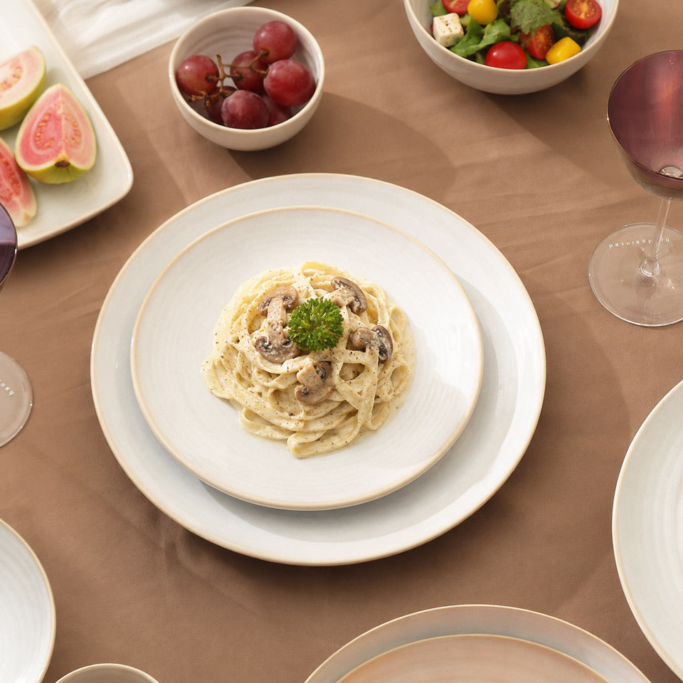 Café RT Dinner Plate - Greyish White