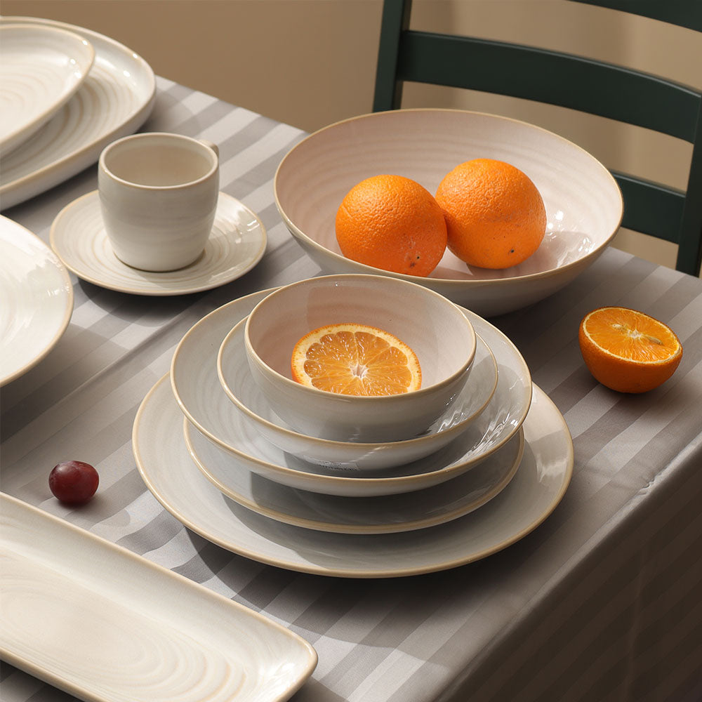 Café RT Serving Bowl - Greyish White