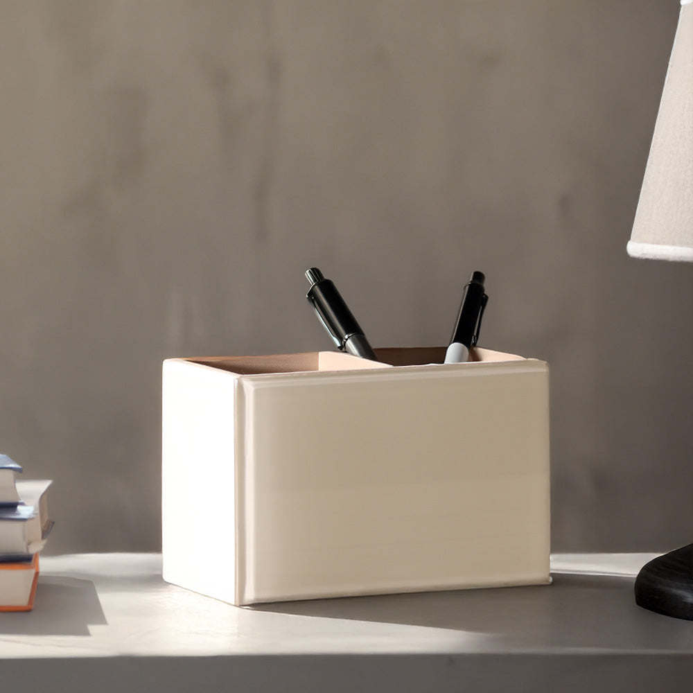 Cala Glass Duo Organizer - Ivory