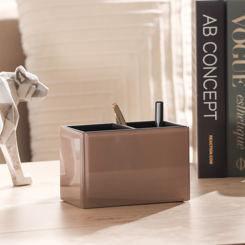 Cala Glass Duo Organizer - Taupe