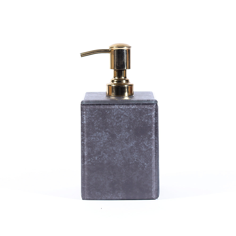 Cala Glass Soap Dispenser - Dark Grey