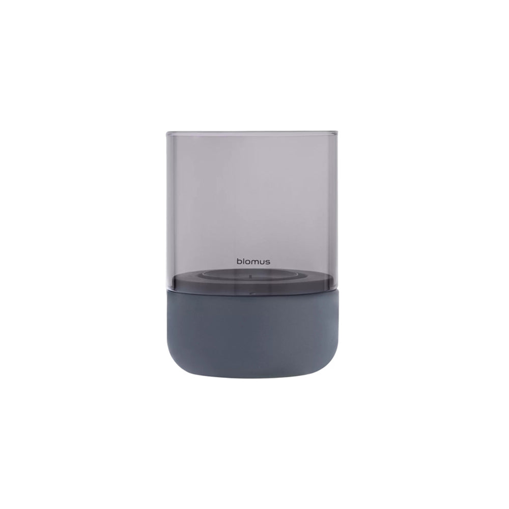 Calma Tealight Hurricane Small - Steel Grey