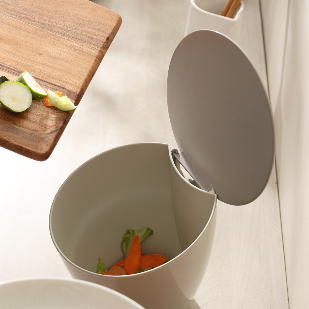 Calypso Food Waste Bin - Nordic White