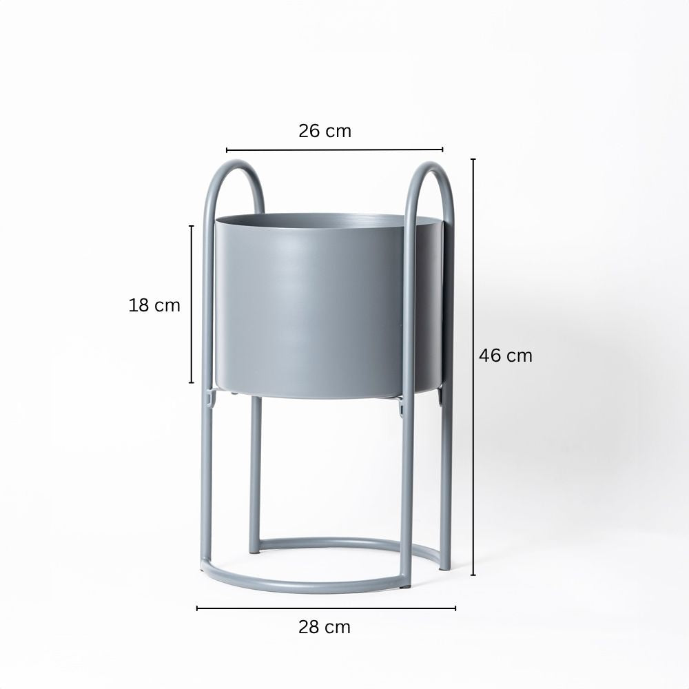 Cara Planter Short - Gunmetal