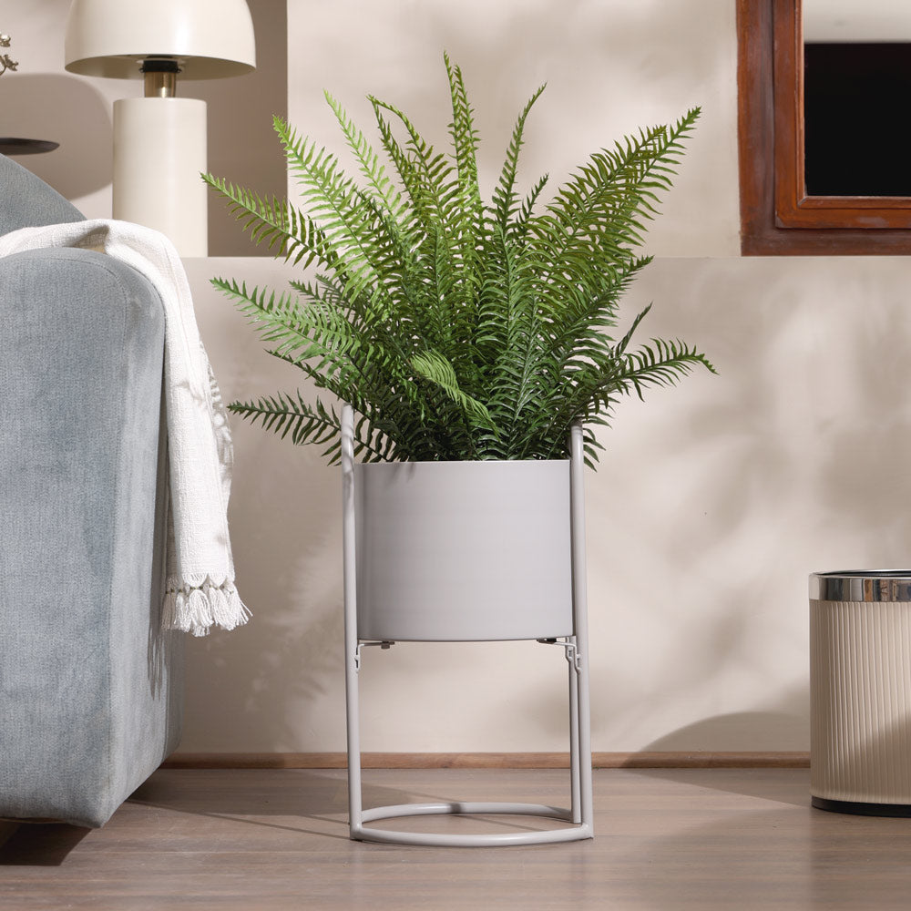 Cara Planter Short - Light Grey