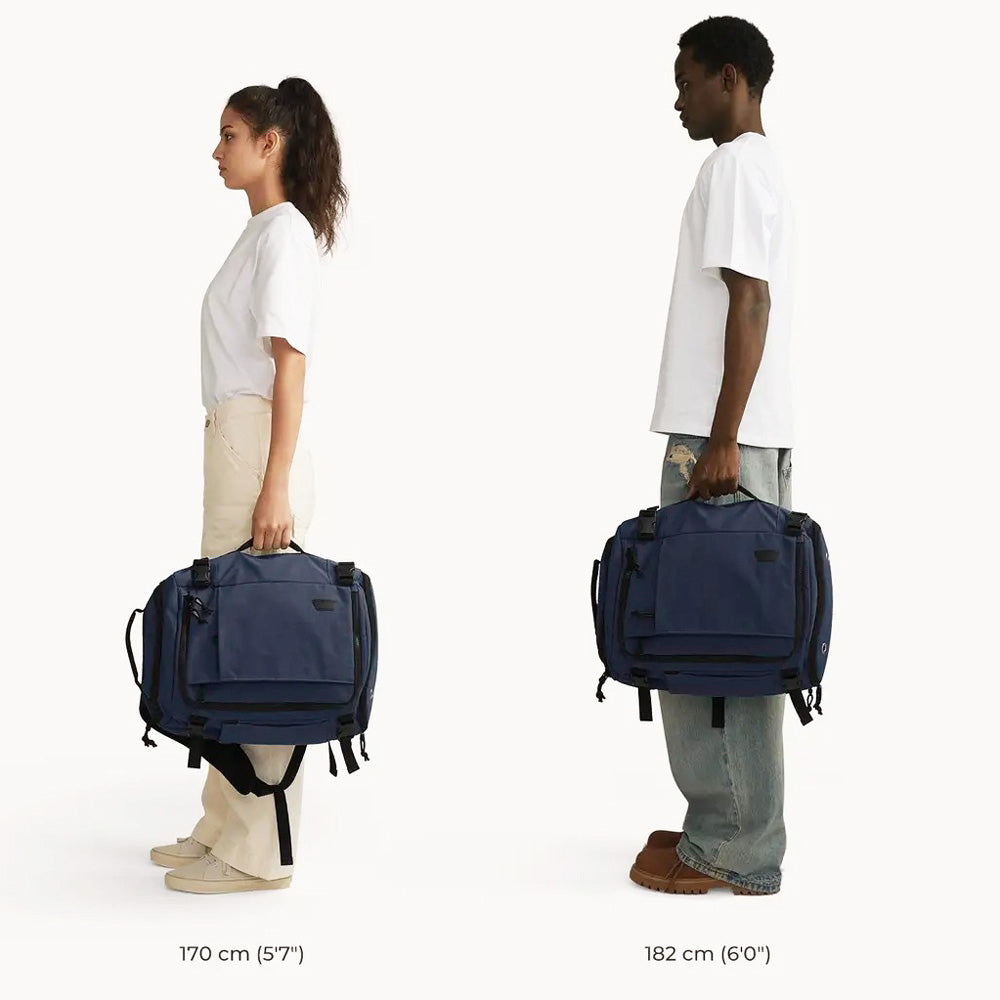 Carry-On Expandable Travel Backpack 38L - Navy Blue