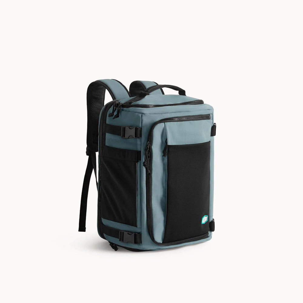 Carry-On Mesh Expandable Backpack 38L - Arona Blue