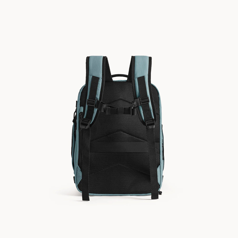 Carry-On Mesh Expandable Backpack 38L - Arona Blue