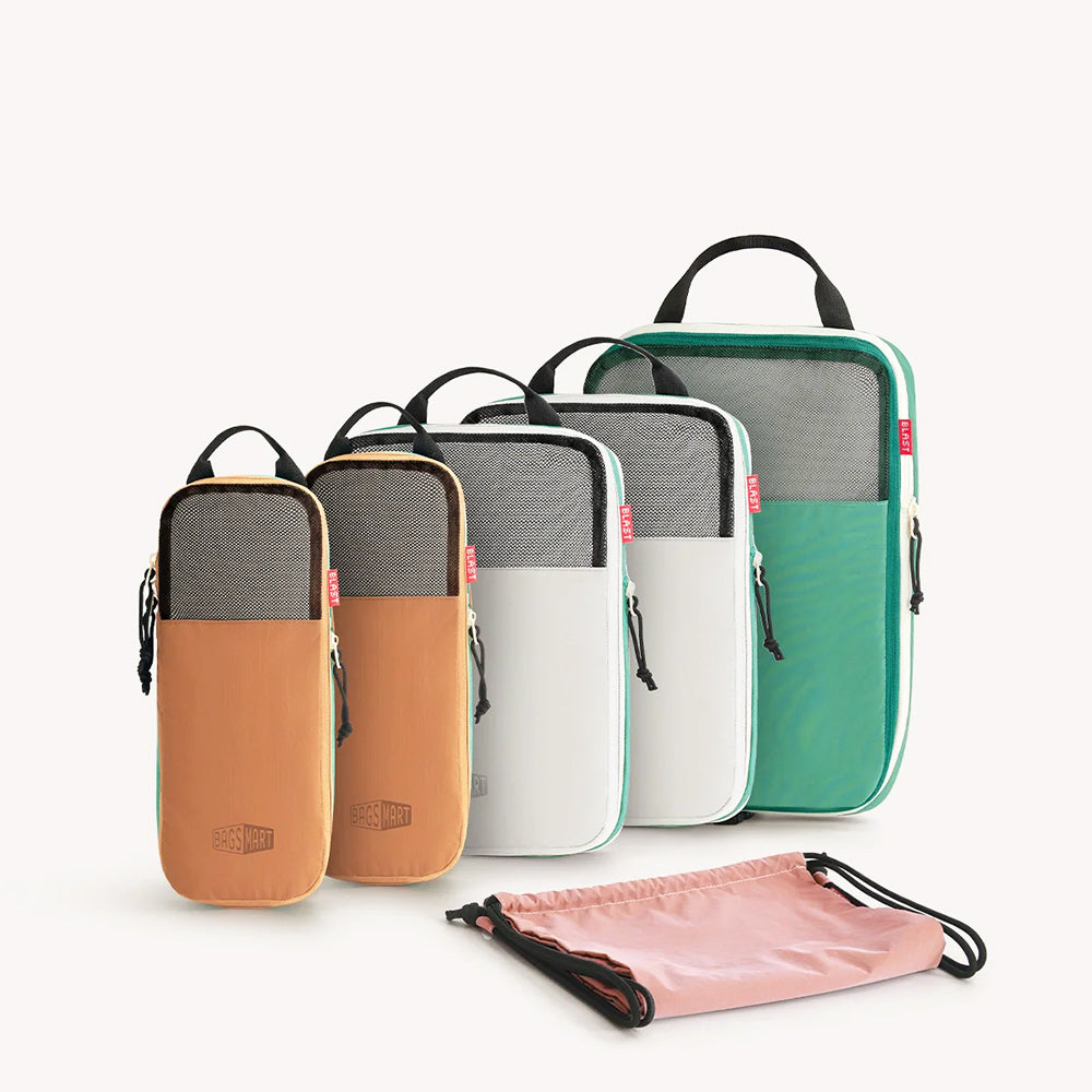 Carry-On Packing Cubes, Set of 6 - Assorted