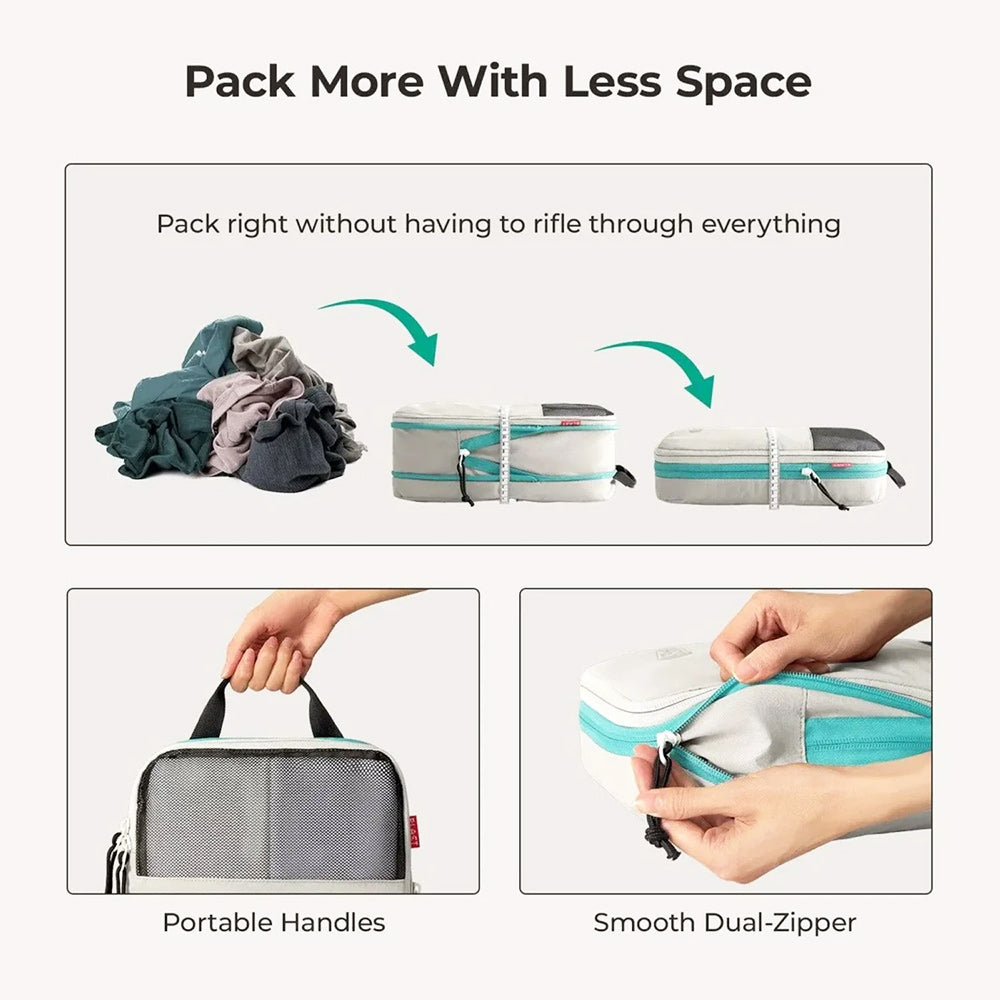 Carry-On Packing Cubes, Set of 6 - Peyote