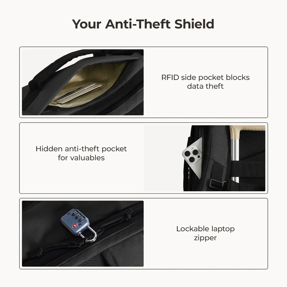 Carry-On Expandable Backpack Pro 38L - Black