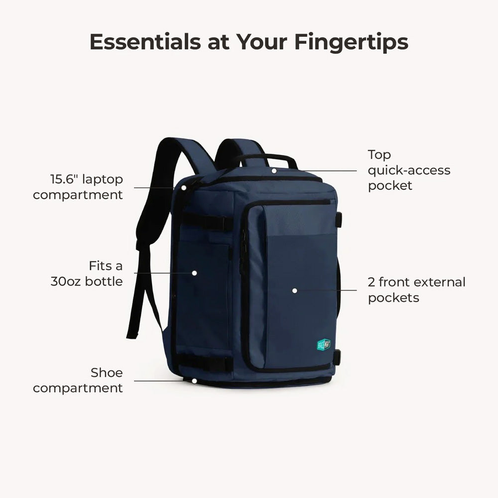 Carry-On Expandable Backpack Pro 38L - Shade Blue