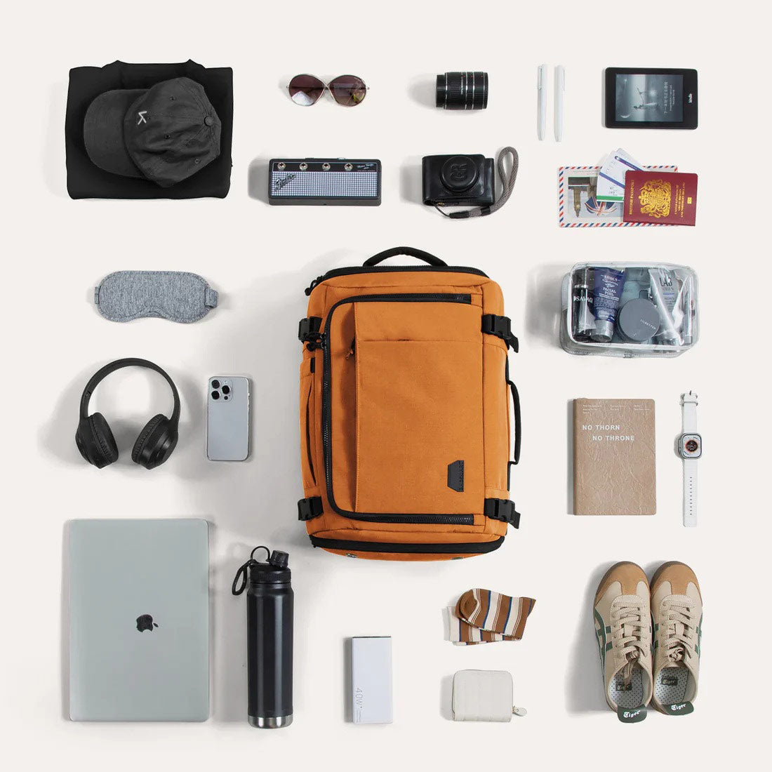 Carry-On Travel Backpack 28L - Orange