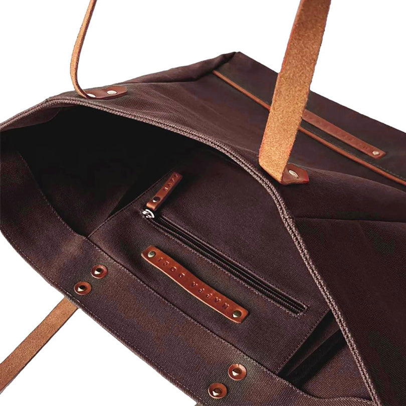 Carryall Tote Bag - Brown