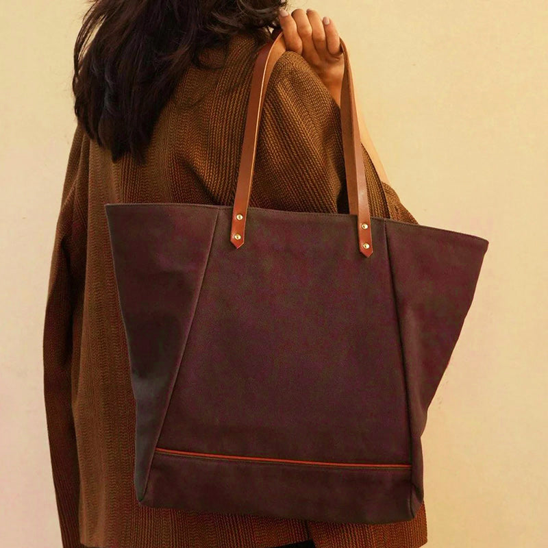 Carryall Tote Bag - Brown