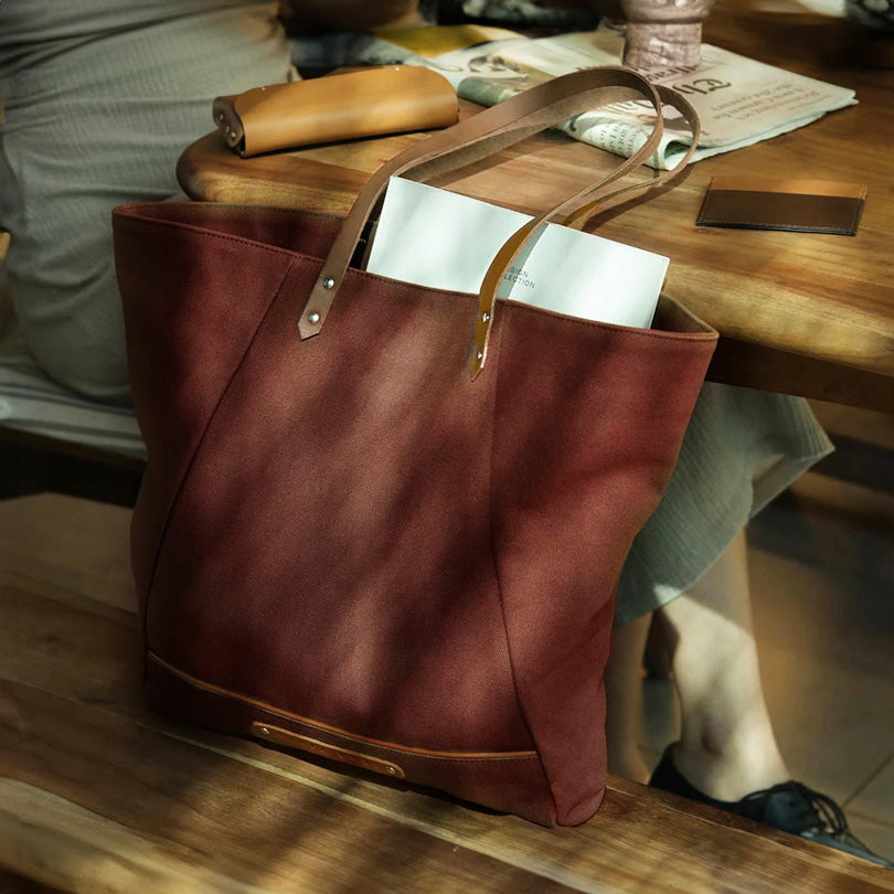 Carryall Tote Bag - Brown
