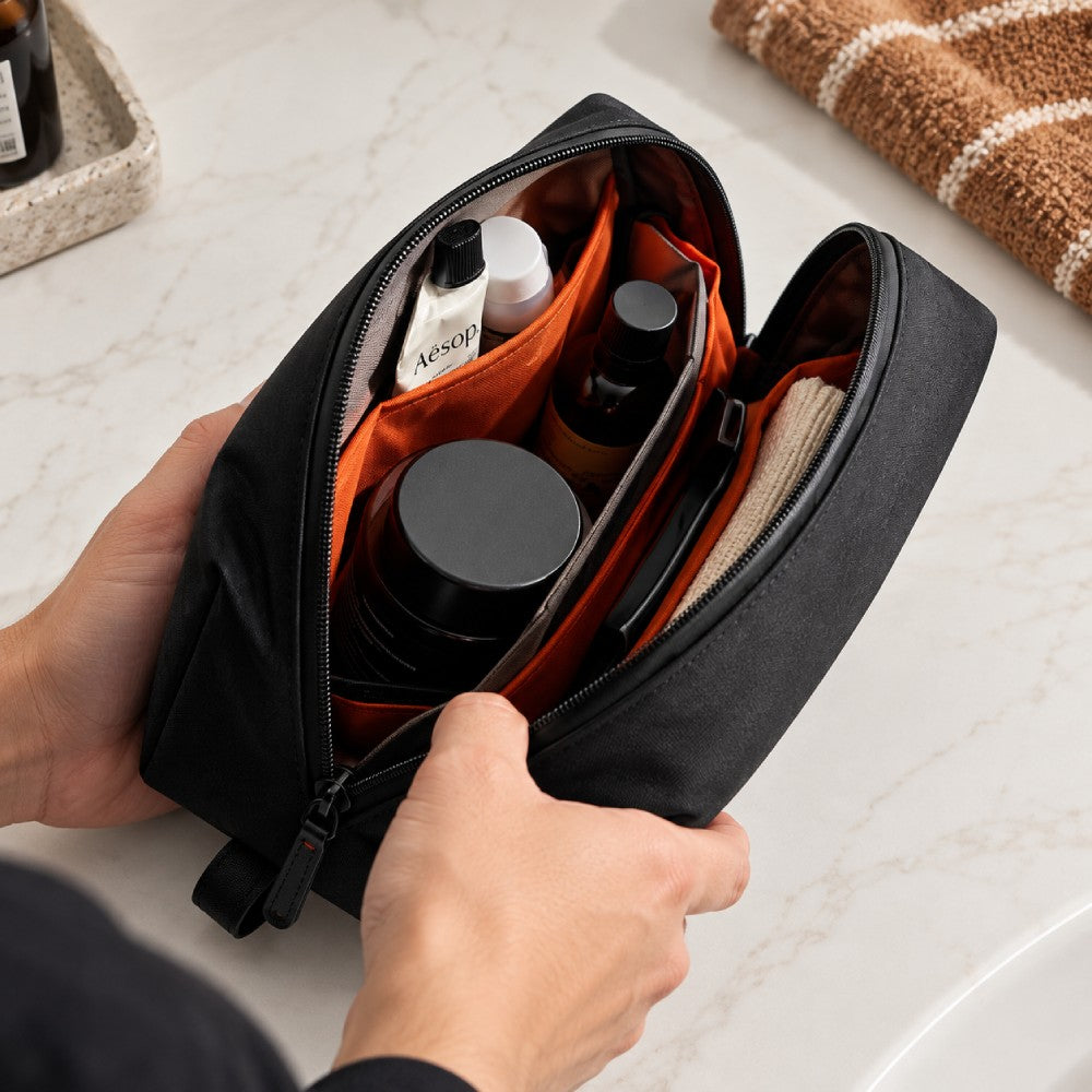 Carryology Essentials Toiletry Kit Plus - Black Ash