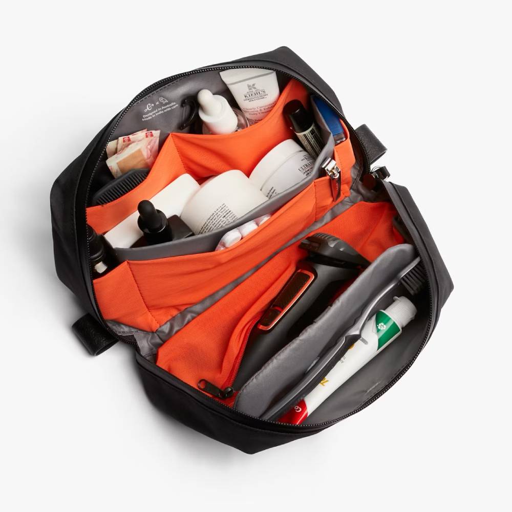 Carryology Essentials Toiletry Kit Plus - Black Ash