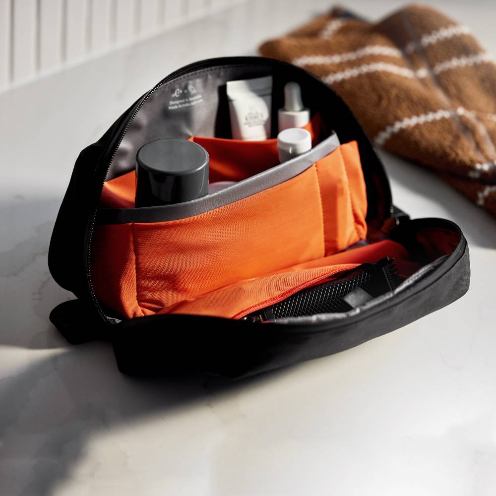 Carryology Essentials Toiletry Kit Plus - Black Ash