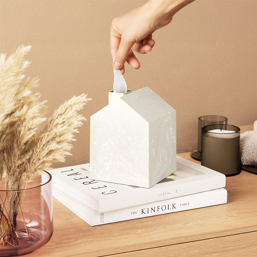 Casa Tissue Box Cover - Ocean Sand