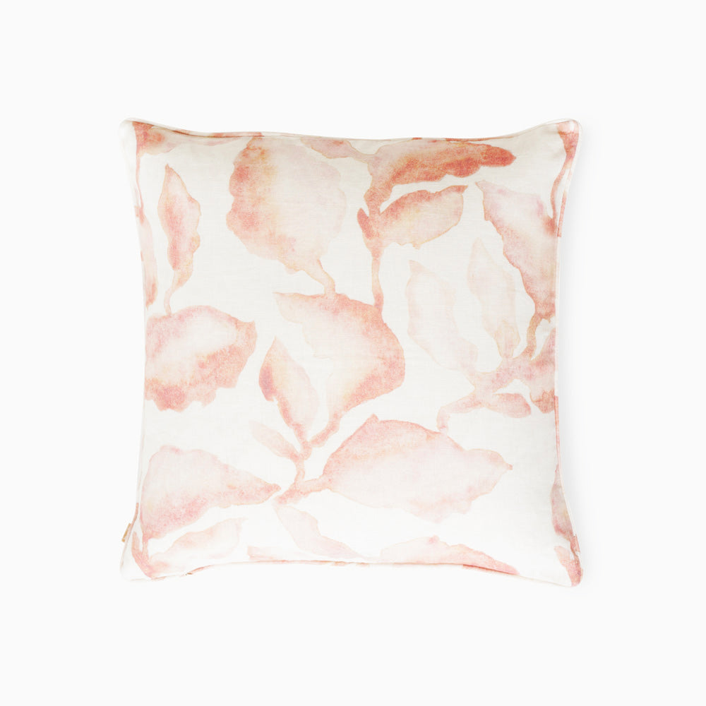 Cascade Linen Cushion Cover 45x45cm - Blush
