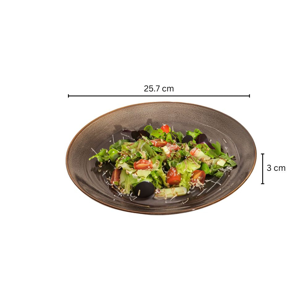 Caspian Dinner Plate - Speckled Clove