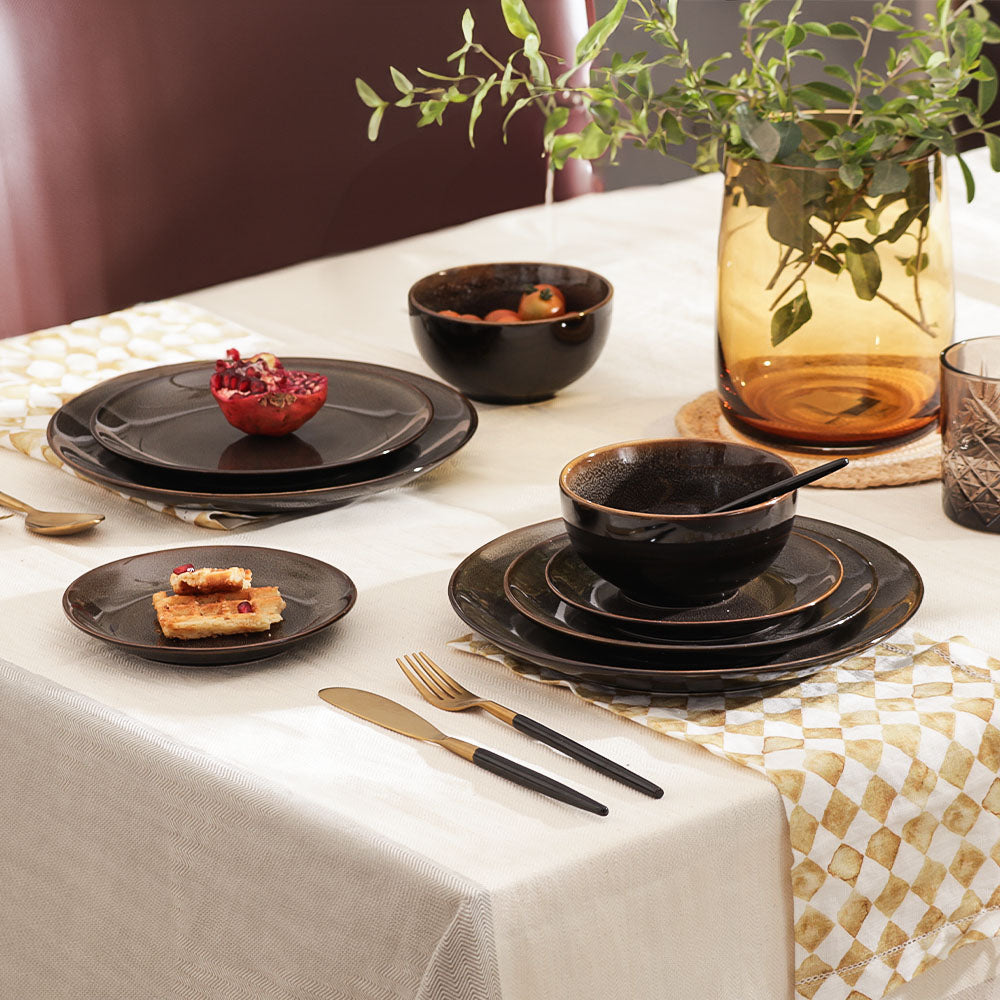 Caspian Medium Bowl - Speckled Clove