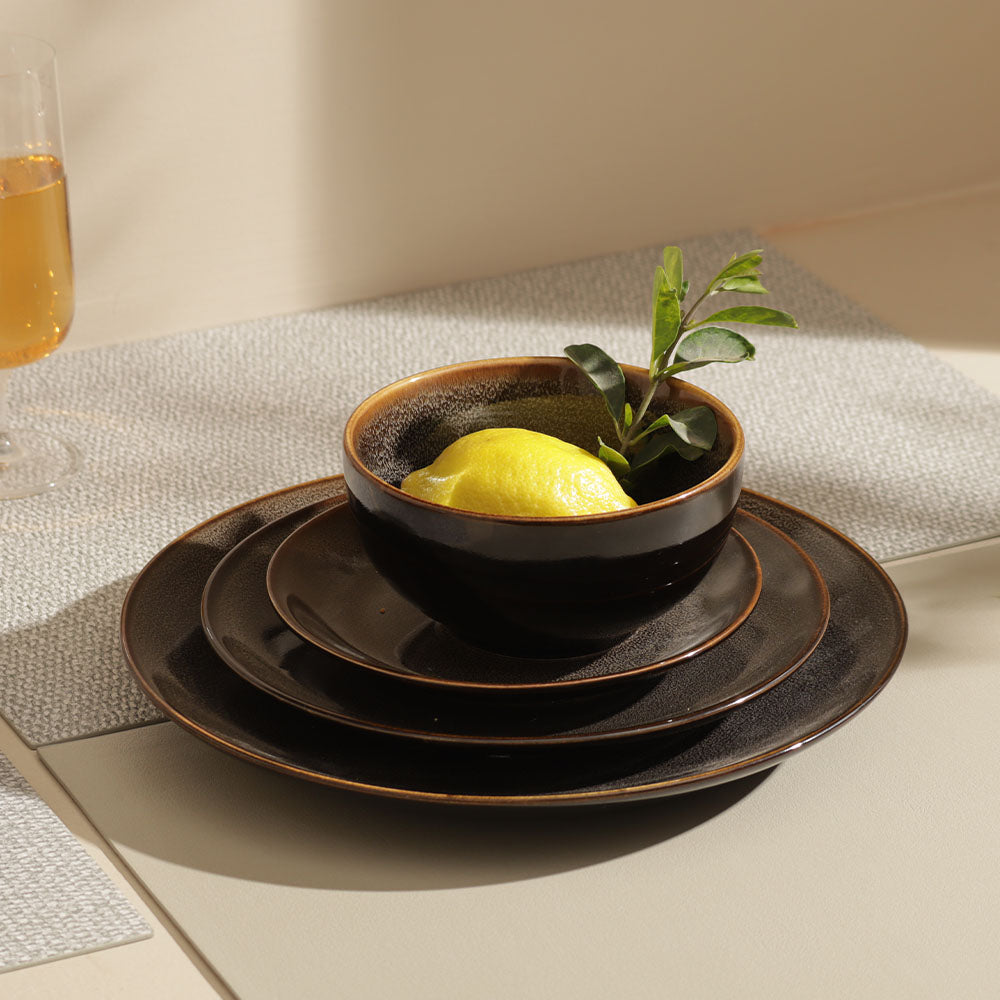 Caspian Medium Bowl - Speckled Clove