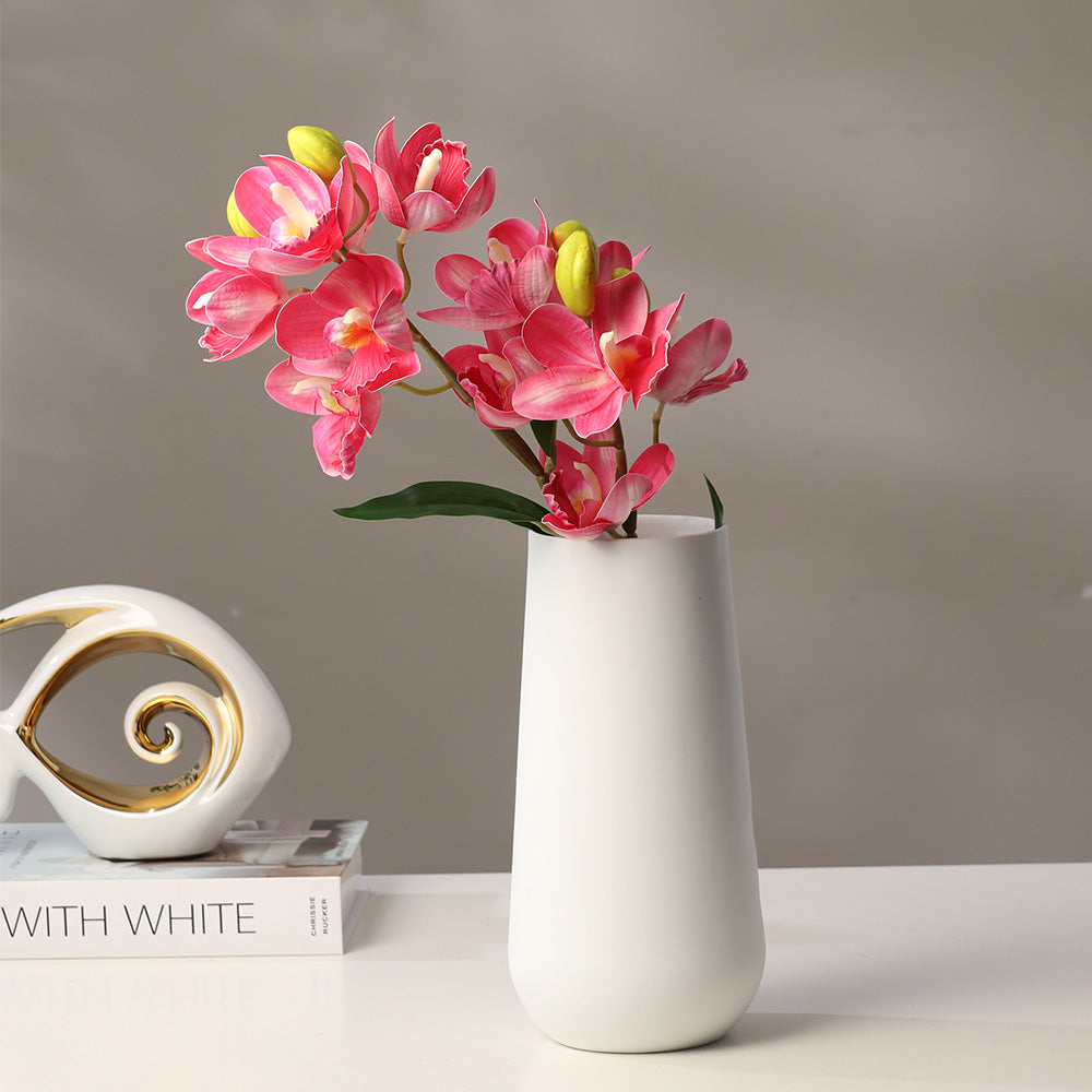 Cattleya Orchid Faux Stem - Magenta