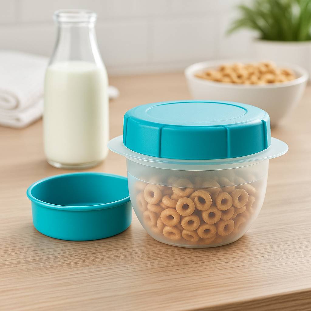 Fuel Cereal & Milk Pot - Tropical Blue