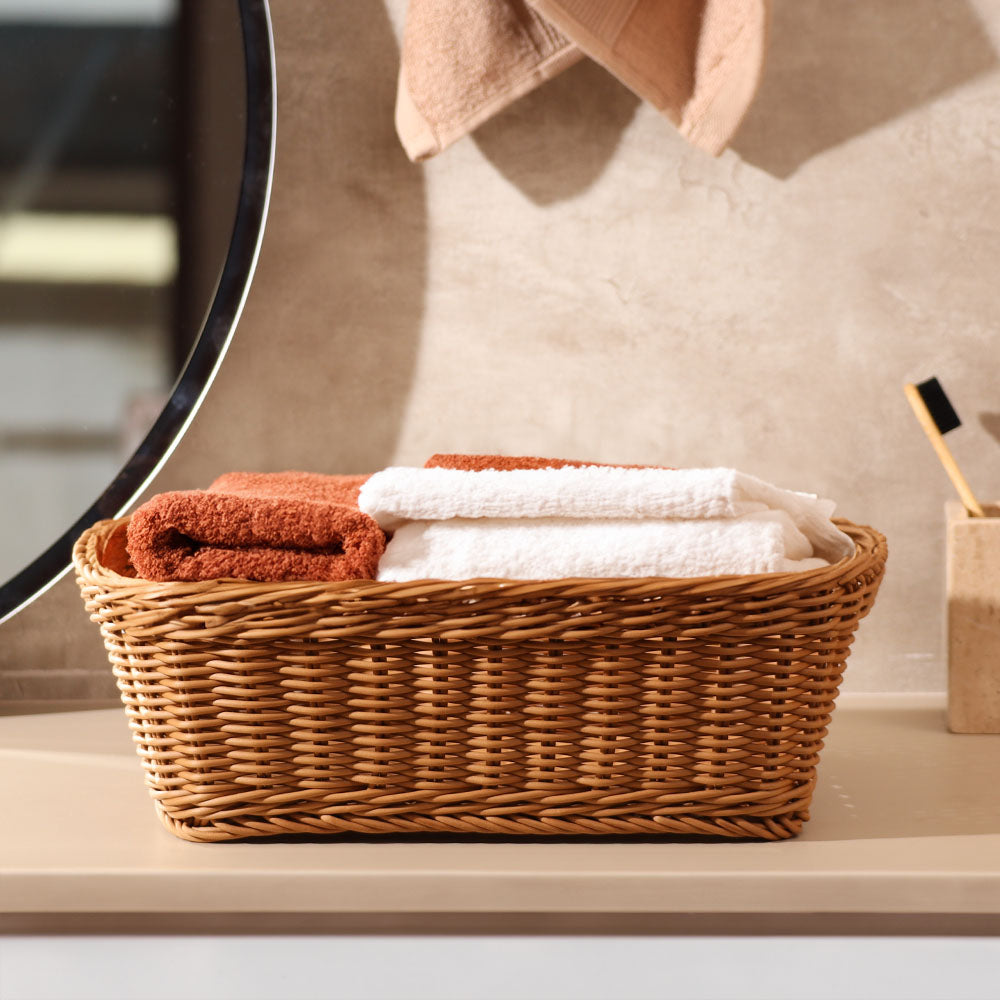 Cesta Rectangular Basket Large - Khaki