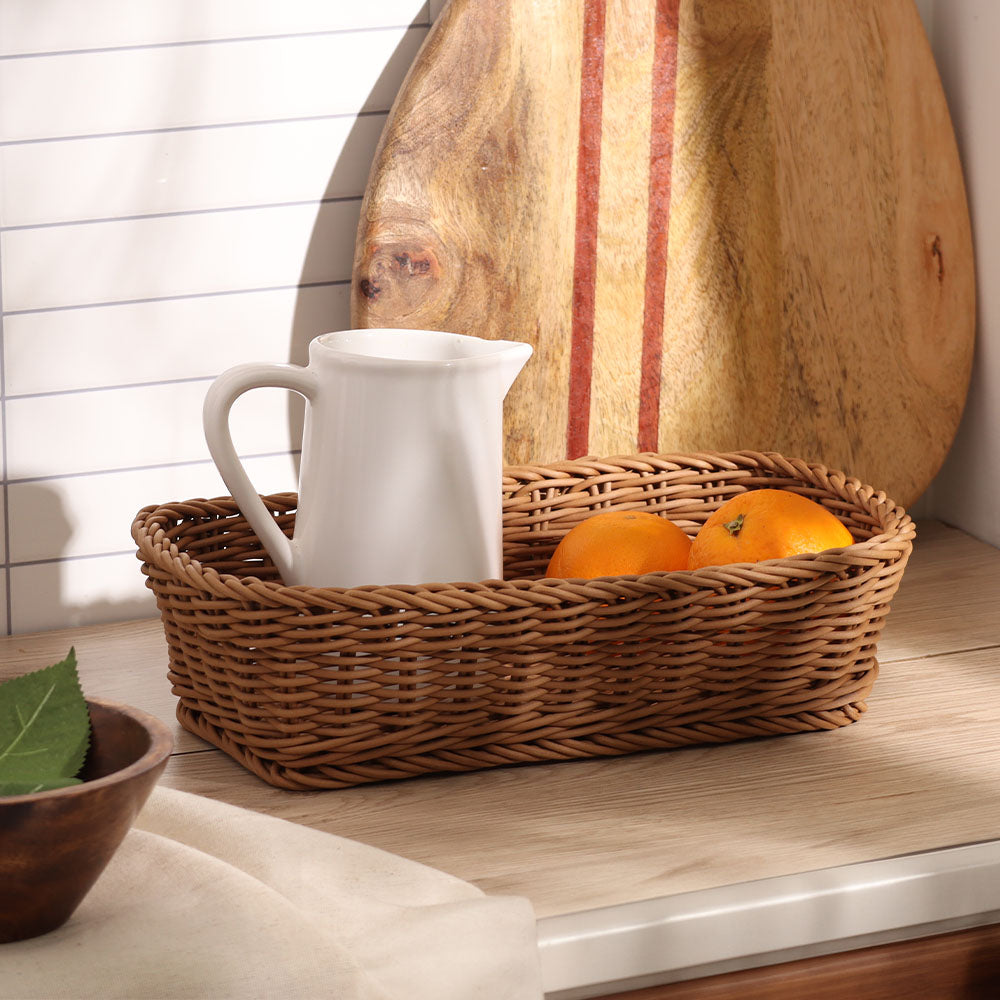 Cesta Rectangular Basket Medium - Khaki