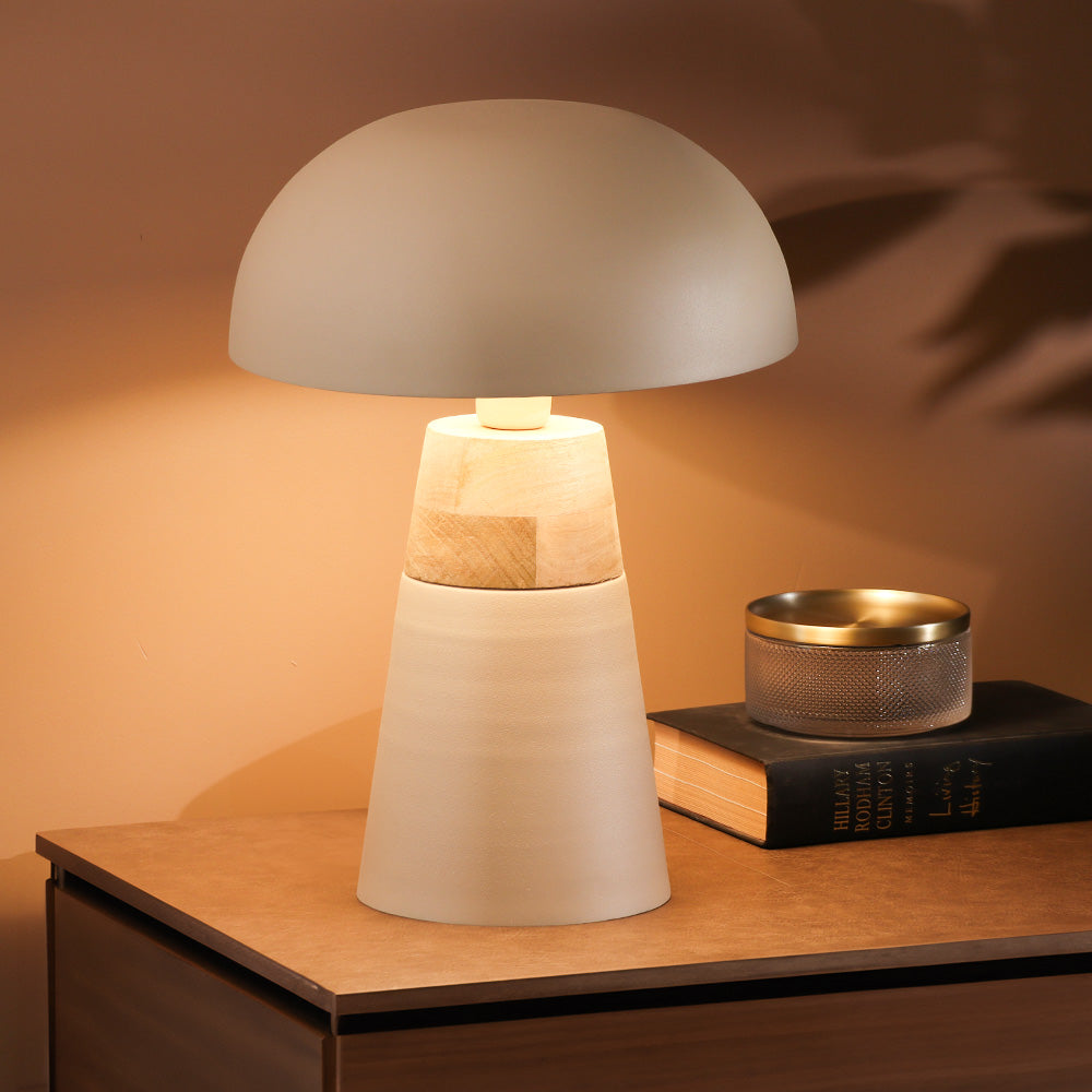 Nolan Table Lamp Large - Beige Natural