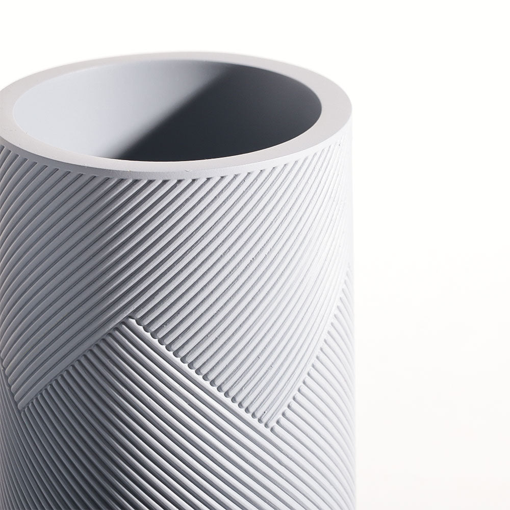 Chevron 3-piece Bathroom Set - Muted Blue