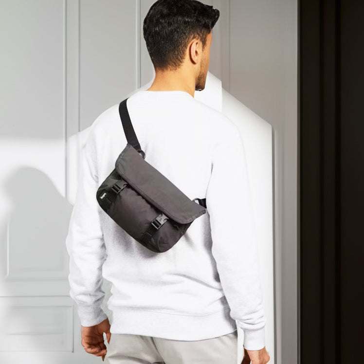 Cinch Mini Messenger Bag - Charcoal