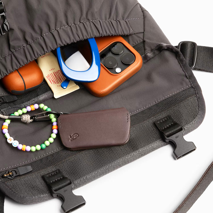 Cinch Mini Messenger Bag - Charcoal