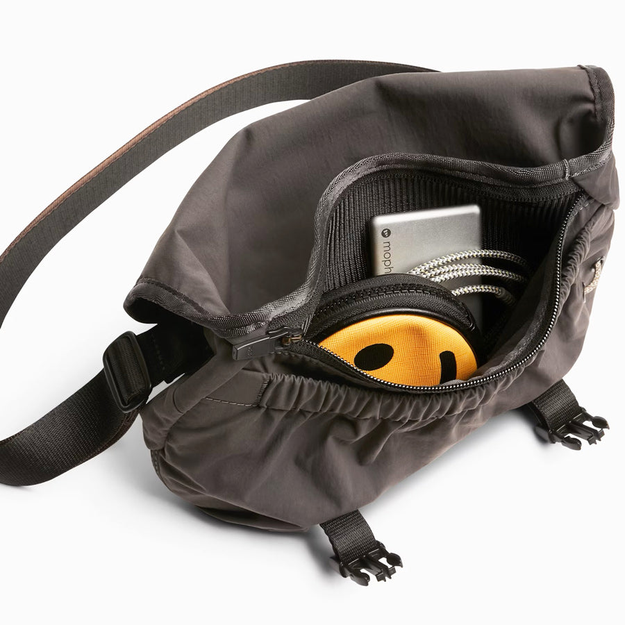 Cinch Mini Messenger Bag - Charcoal