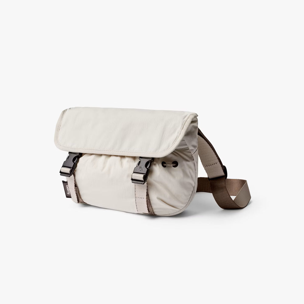 Cinch Mini Messenger Bag - Oat Beige